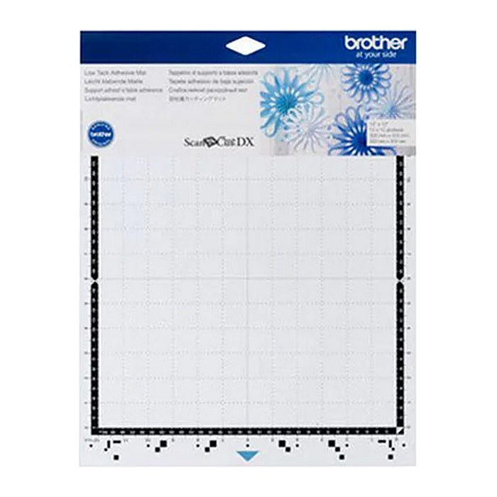 brother CADXMATSTD12 Schneidematte für Schneideplotter normal klebend 305 x 305 mm (12 x 12 Zoll) für 0,3 - 1,5 mm dickes Material, 1 St.