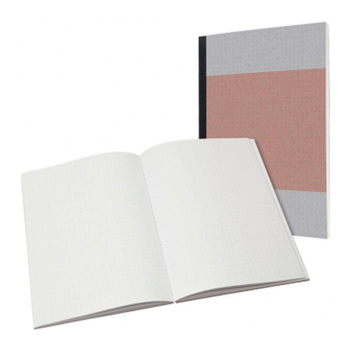 SIGEL Notizbuch Quicknote Coral Red ca. DIN A5 punktkariert, koralle/grau Hardcover 200 Seiten, 1 St.