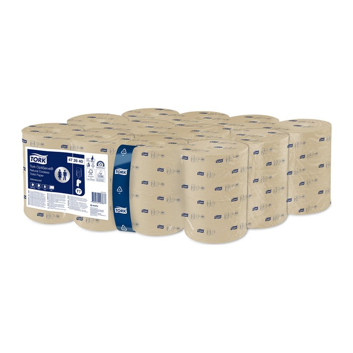 TORK Toilettenpapier OptiServe® T7 Advanced 2-lagig Recyclingpapier, 24 Rollen