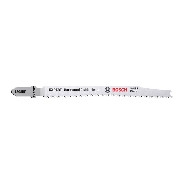 BOSCH EXPERT ‘Hardwood 2-side clean’ T 308 BF Stichsägeblätter, 3 St.
