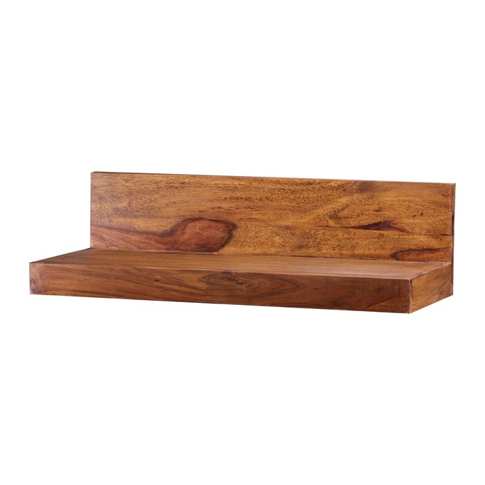 WOHNLING Wandboard sheesham 60,0 x 23,0 x 17,0 cm, 1 St.
