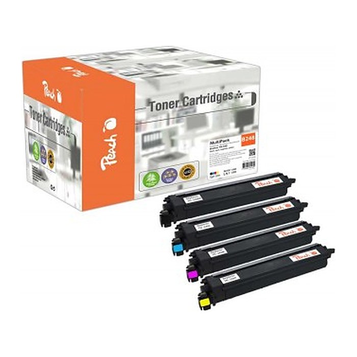 Peach Toner Brother TN-248 DCP-L-3520 MultiPack new Chip kompatibel