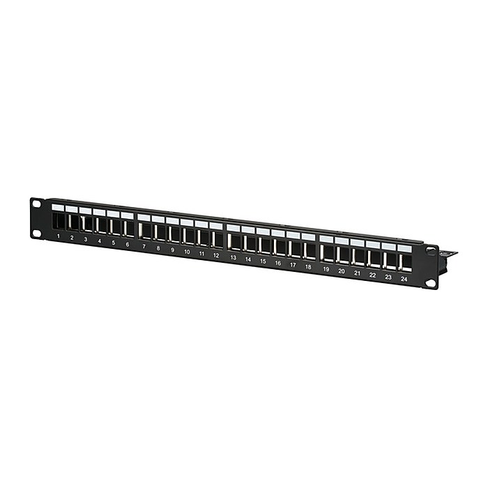 EFB Verteilerfeld Patchpanel 19 Zoll 1HE, 24-Port,