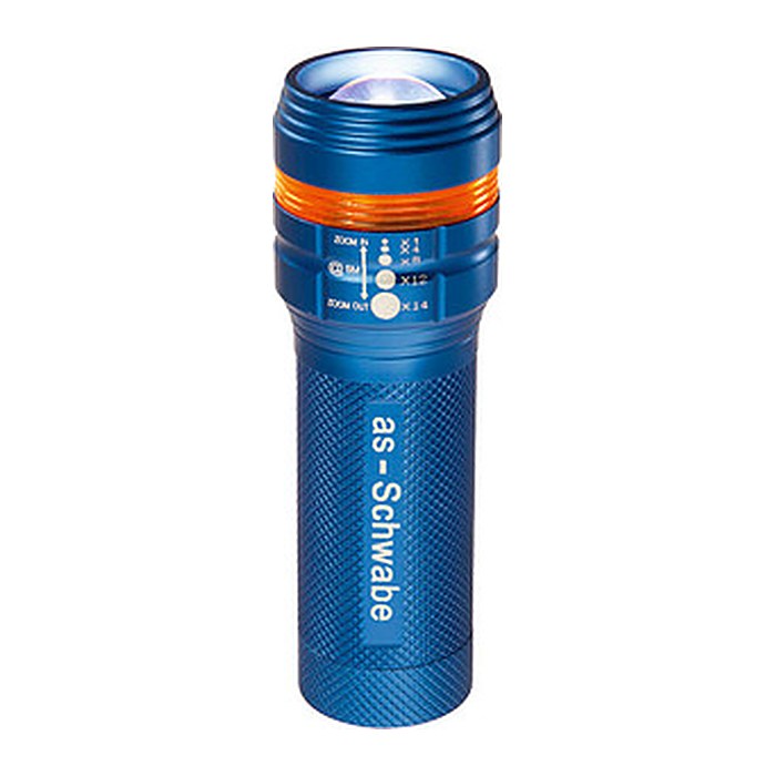 as-Schwabe XT1 LED Taschenlampe blau 11,0 cm, 70/100 Lumen, 1 St.