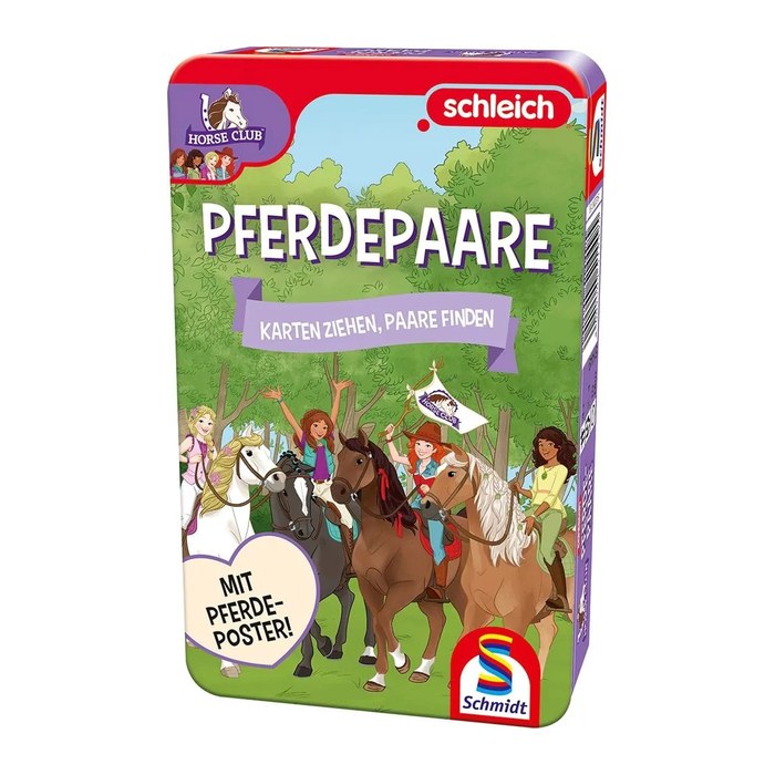 Schmidt Schleich Horse Club - Pferde Paare Kartenspiel, 1 St.
