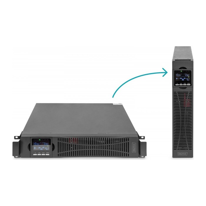DIGITUS USV 1000VA 2HE 19" 1000W 0nline