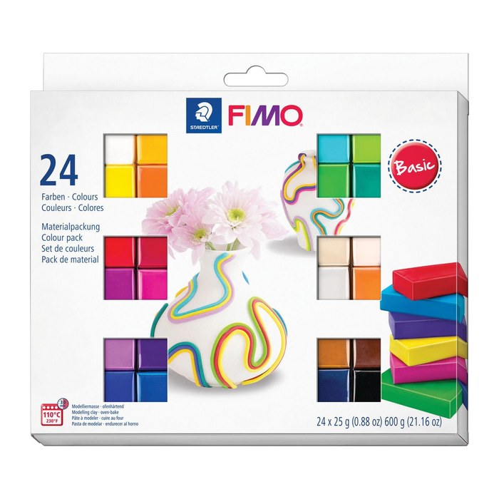 STAEDTLER Modelliermasse FIMO® soft Basic mehrfarbig