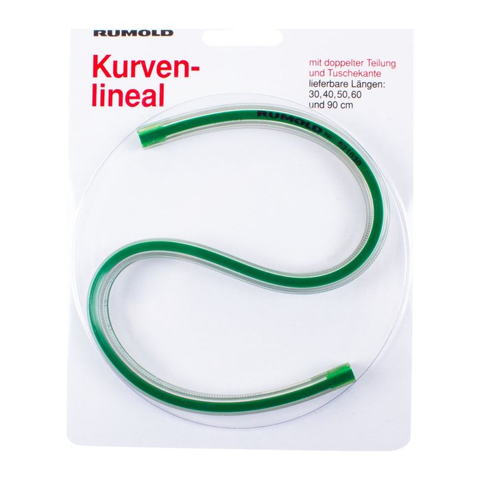RUMOLD Kurvenlineal grün