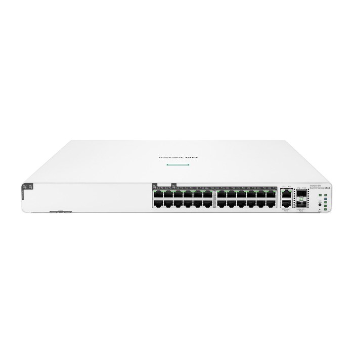 HPE Aruba Instant On 1960 24G PoE 2SFP+ Switch 24-fach