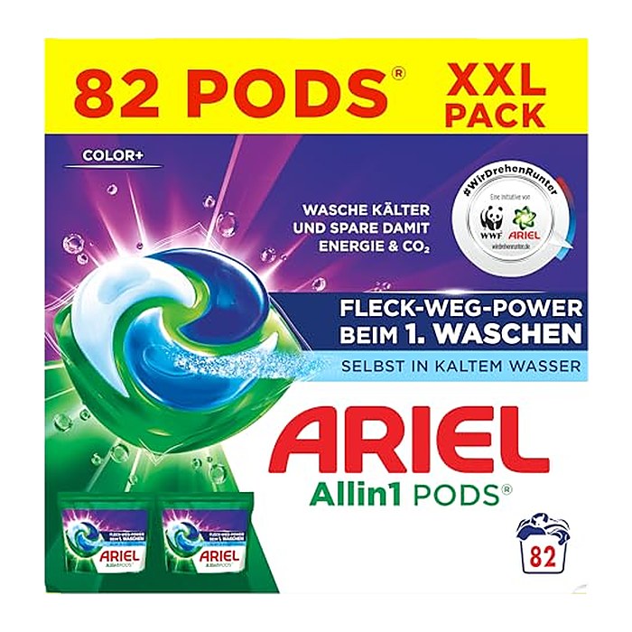 ARIEL COLOR+ Allin1 PODS Waschmittel Caps, 82 St.