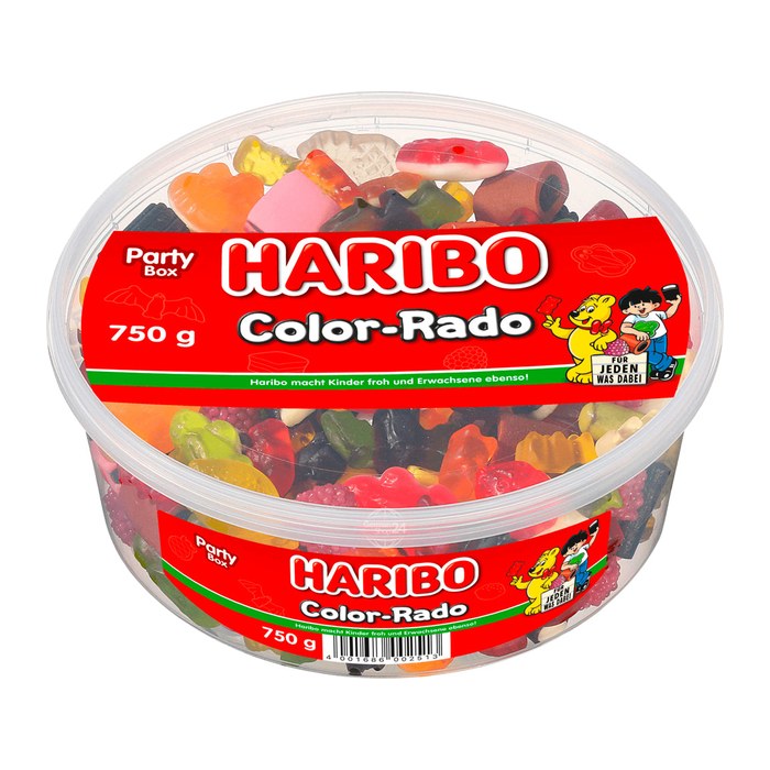 HARIBO Color-Rado Fruchtgummi 750,0 g, 1 Pack