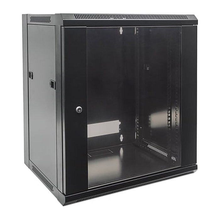 INTELLINET Wandverteiler 9HE 570x450mm schwarz,unmontiert