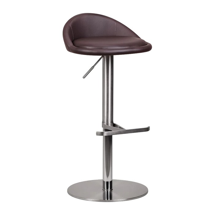 WOHNLING Barhocker WL1.602 braun Kunstleder, 1 St.