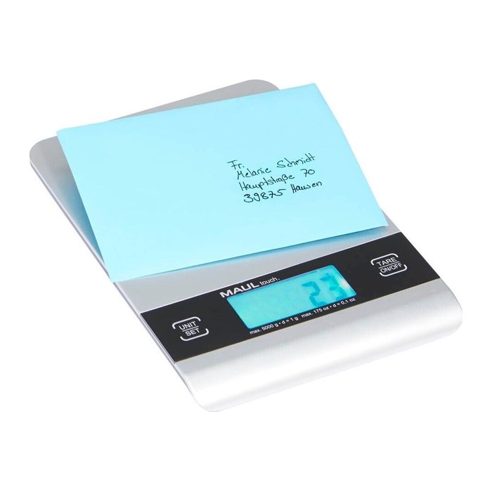 MAUL Briefwaage MAULtouch silber für max. 5,0 kg