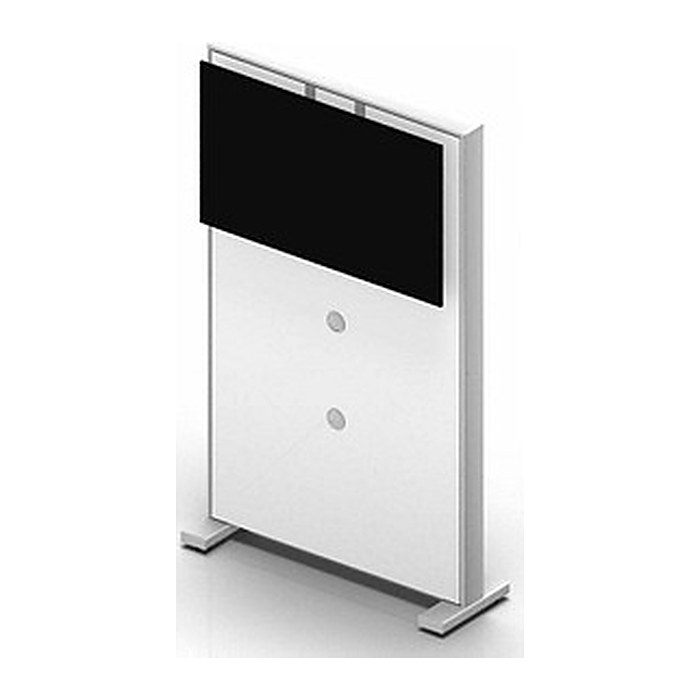Quadrifoglio Trennwand Box Screen, weiß 101,5 x 178,5 cm, 1 St.