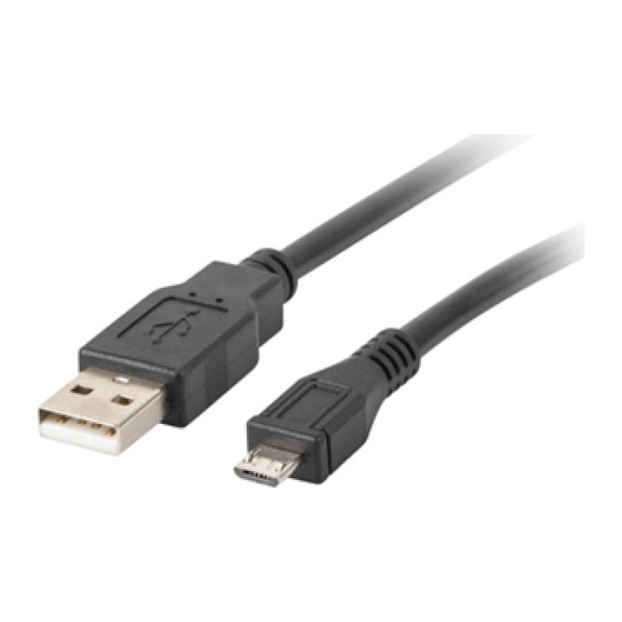 LANBERG USB Micro(M)->USB-A(M) 2.0 Kabel 1m schwarz