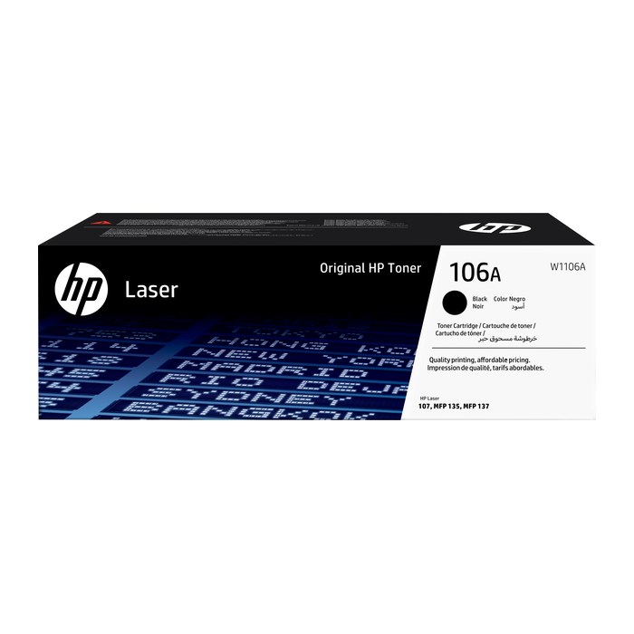 HP 106A (W1106A) schwarz Tonerkartusche