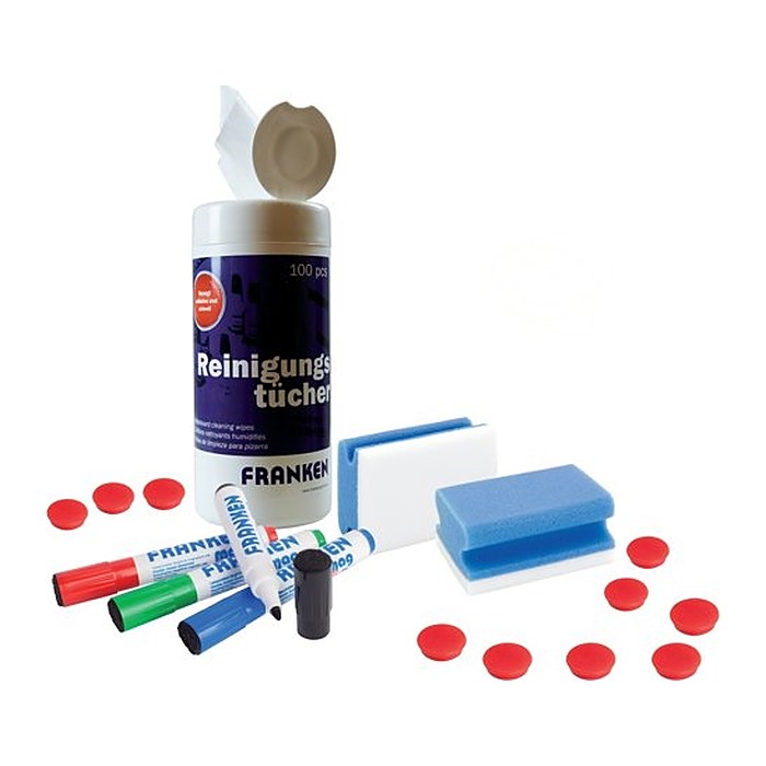 FRANKEN Glas-Magnettafel Zubehör-Set 03 17 Teile