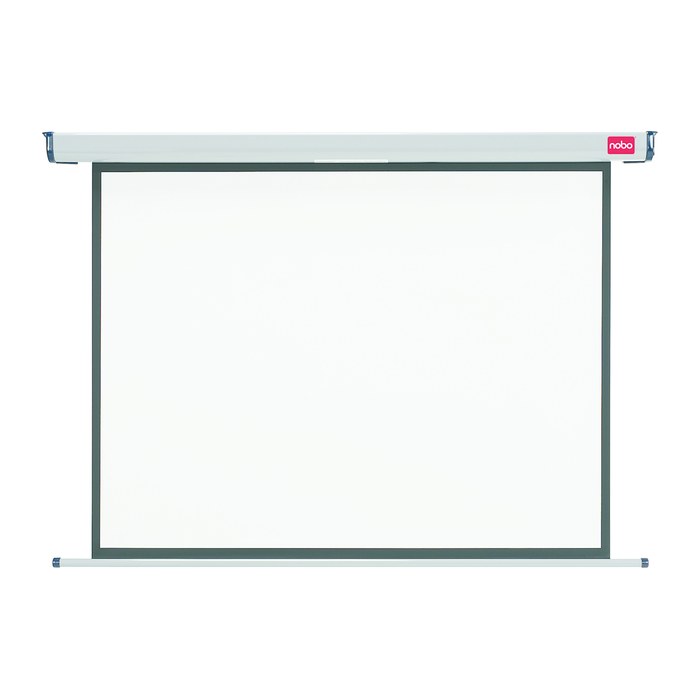 nobo elektrische Rolloleinwand 4:3, 240 x 180 cm Projektionsfläche