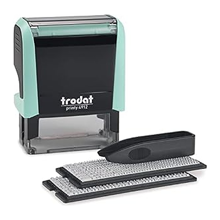 trodat Stempel Printy Typom 4.0/SB Paste grü+Kis schw 4912