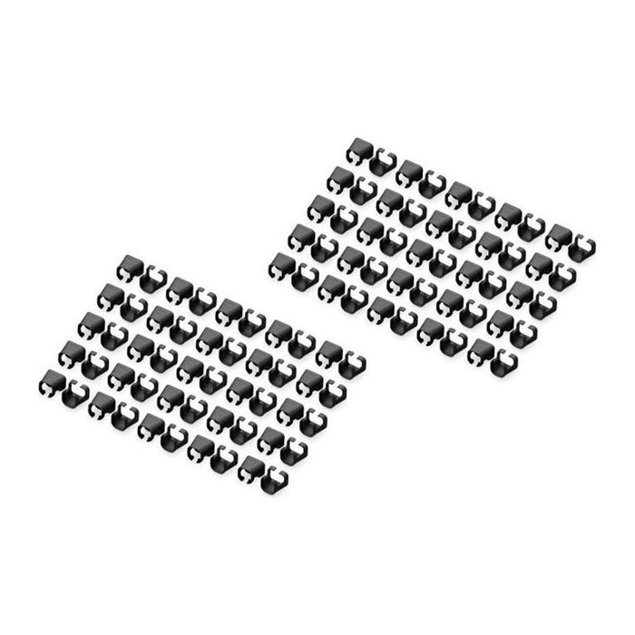 DIGITUS Farbclips für Patchkabel RJ45 100 Stück schwarz