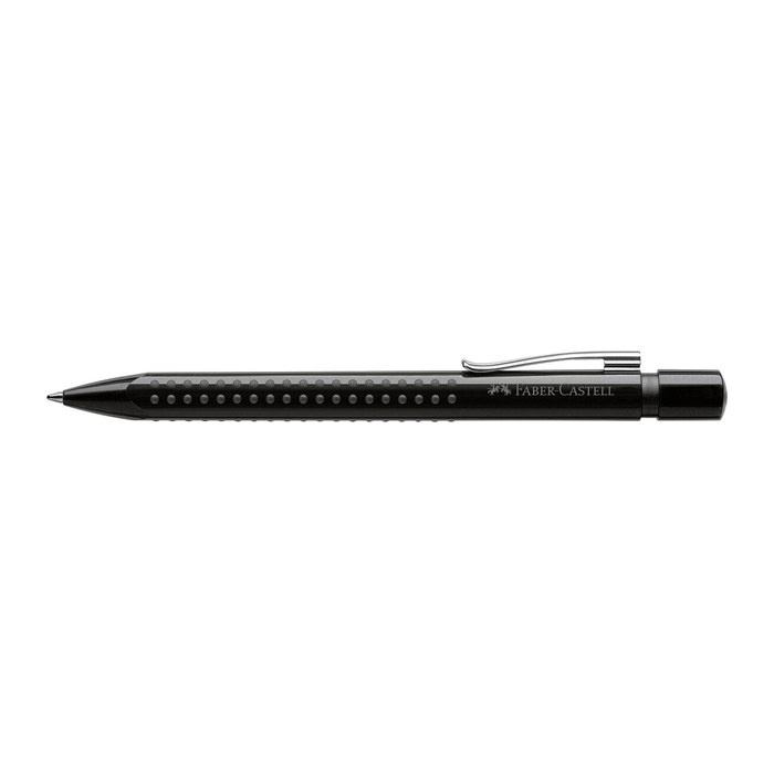 FABER-CASTELL Kugelschreiber GRIP 2010 schwarz, Schreibfarbe: blau, 1 St.