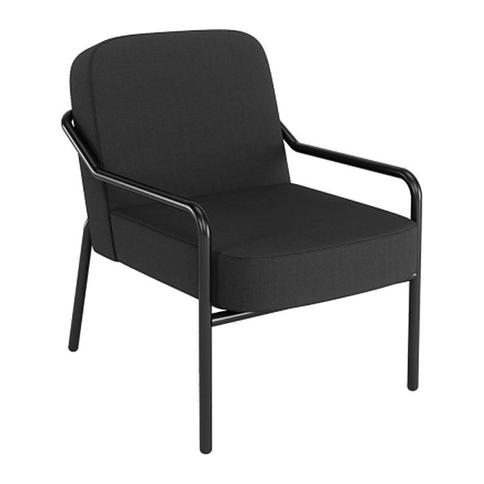 medso powered by PAPERFLOW Sessel MEDSO M Rund anthrazit schwarz Kunststoff 58,0 x 74,3 x 73,6 cm, 1 St.