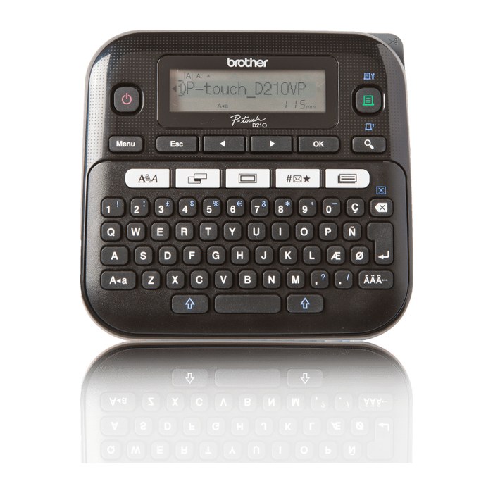 brother P-touch D210VP Beschriftungsgerät schwarz