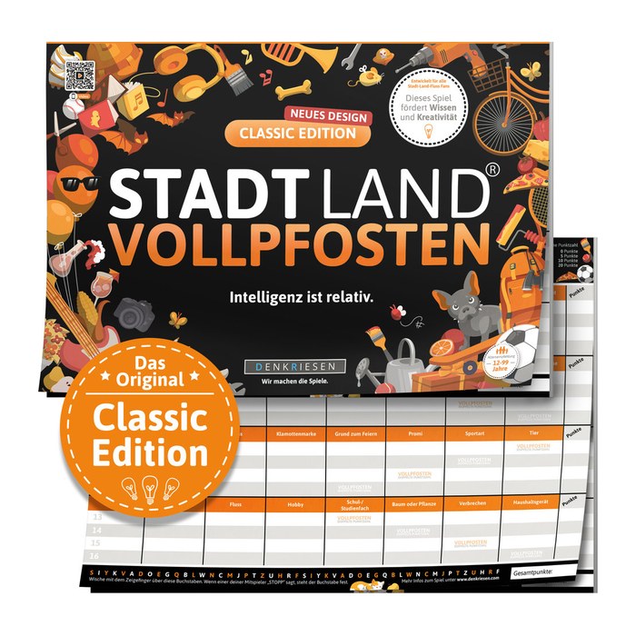 STADT LAND VOLLPFOSTEN - CLASSIC EDITION - DIN A4