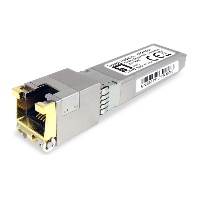 LevelOne SFP+Transceiver 10Gbps RJ45 Kupfer 30m