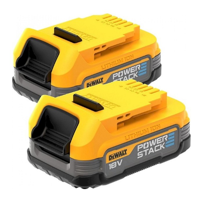 DeWALT Werkzeugakkus DCBP034E2-XJ Powerstack Lithium-Ionen 18,0 V, 2x 1,7 Ah