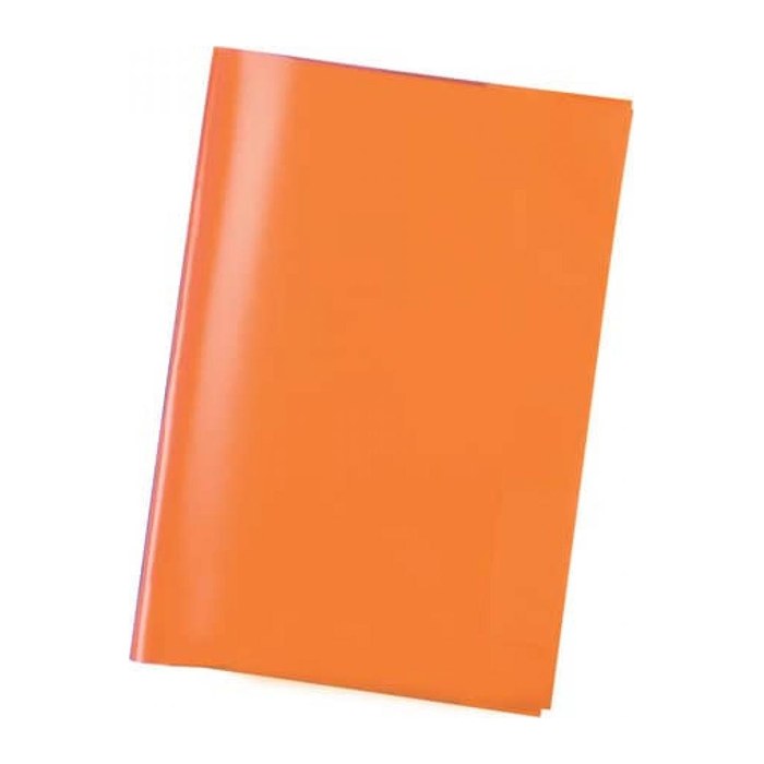 HERMA Heftumschlag transparent orange Kunststoff DIN A4, 1 St.