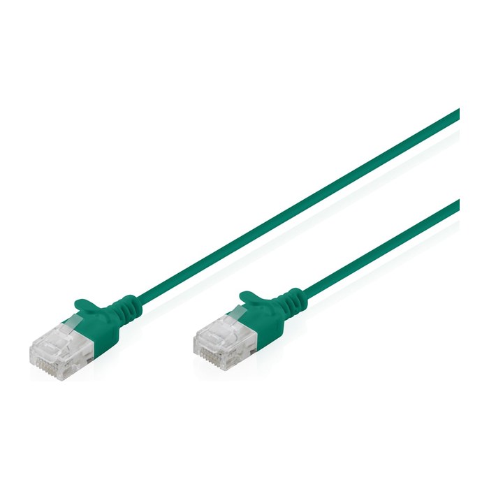 DIGITUS Patchkabel CAT 6 U-UTP Slim 3m Grün