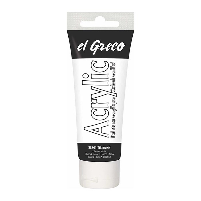 KREUL el Greco Acrylfarbe titanweiß 75,0 ml, 1 St.