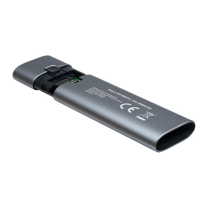 Inter-Tech Festplattengehäuse GD-MS013 M.2 113x37x12mm grau