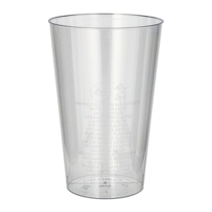 STARPAK Einweg-Trinkbecher glasklar 0,4 l, 50 St.