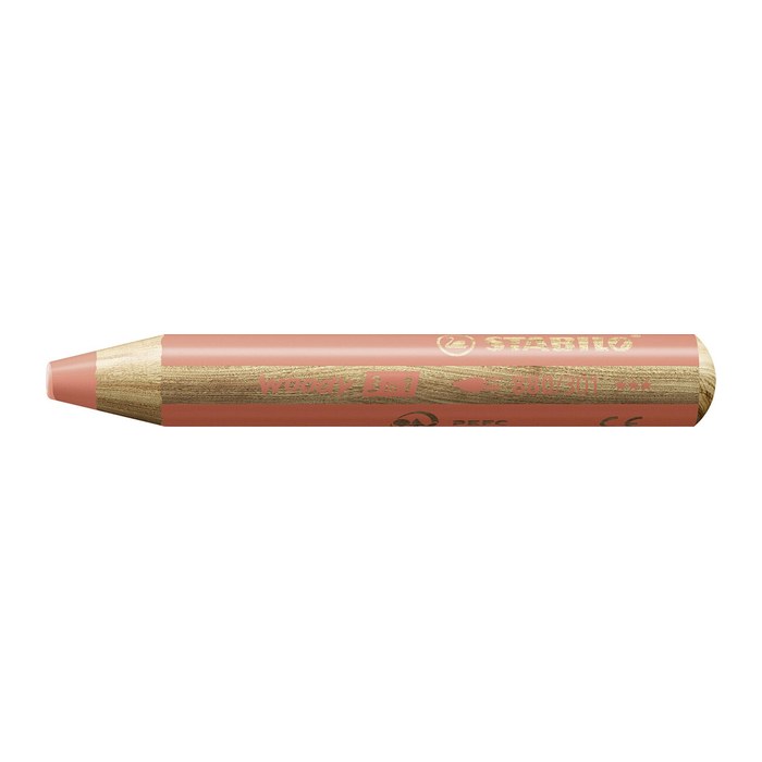 STABILO woody 3 in 1 Buntstift rot, 1 St.