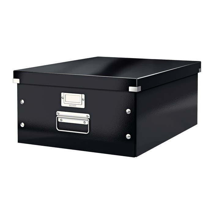 LEITZ Click & Store Aufbewahrungsbox 36,0 l schwarz 36,9 x 48,2 x 20,0 cm, 1 St.