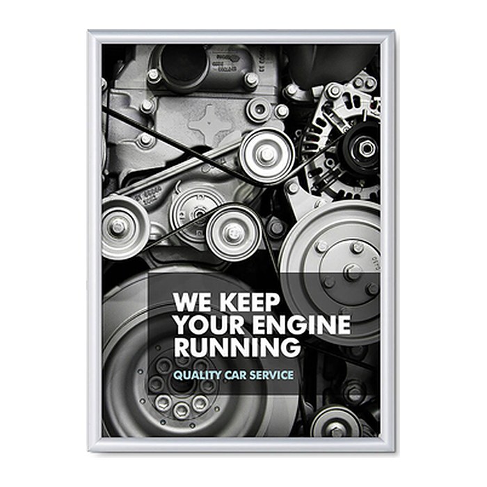 Showdown® Displays Klapprahmen silber 53,1 x 73,1 cm, 1 St.