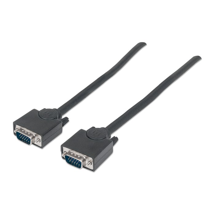MANHATTAN SVGA Kabel HD15 St/St 1.8m schwarz