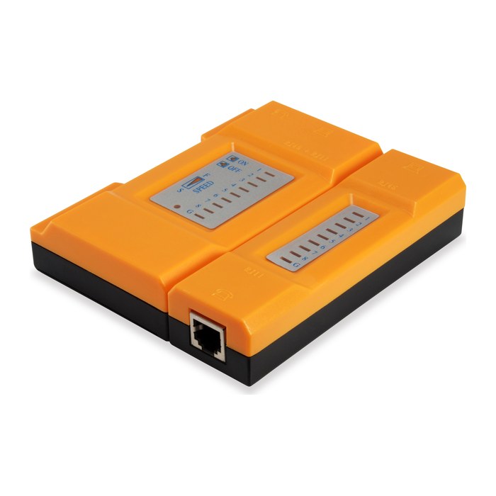 Equip Kabeltester für RJ45/RJ12/RJ11 orange
