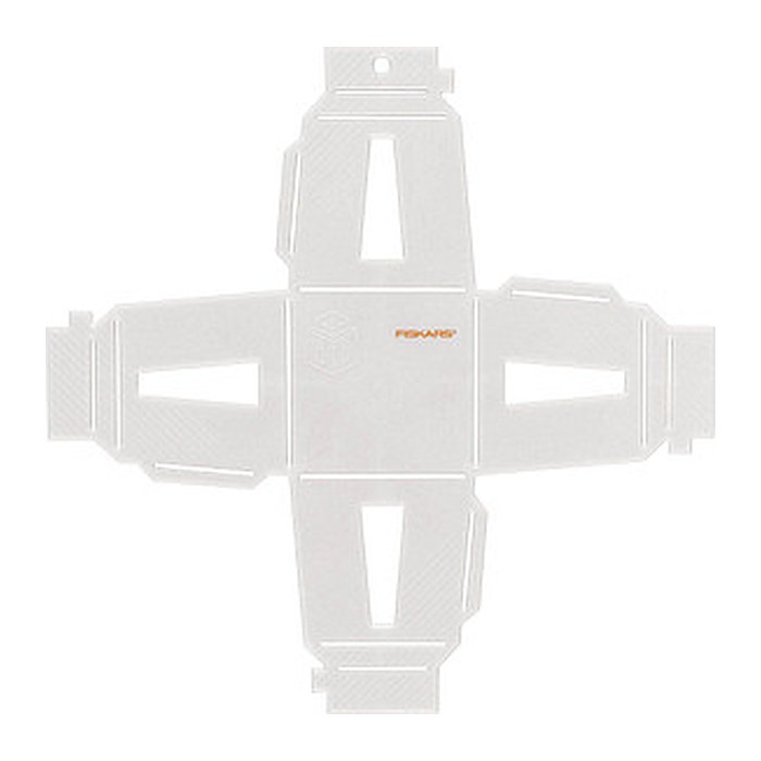FISKARS® Stanzschablone 3D Laternen Vorlage weiß