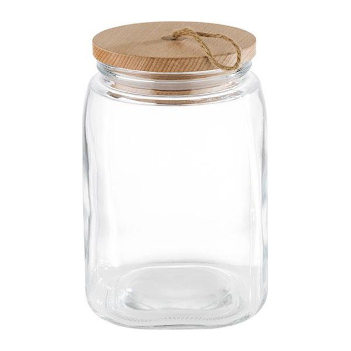 APS Vorratsdosen WOODY 21,5 cm hoch transparent 2,5 l, 1 St.