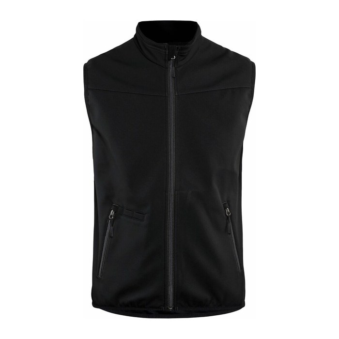 BLAKLÄDER® unisex Softshellweste 3850 schwarz, dunkelgrau Größe XL