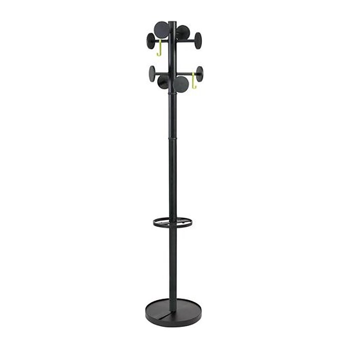 ALBA Kleiderständer STAN3 schwarz Metall 8 Haken 35,5 x 175,0 cm, 1 St.