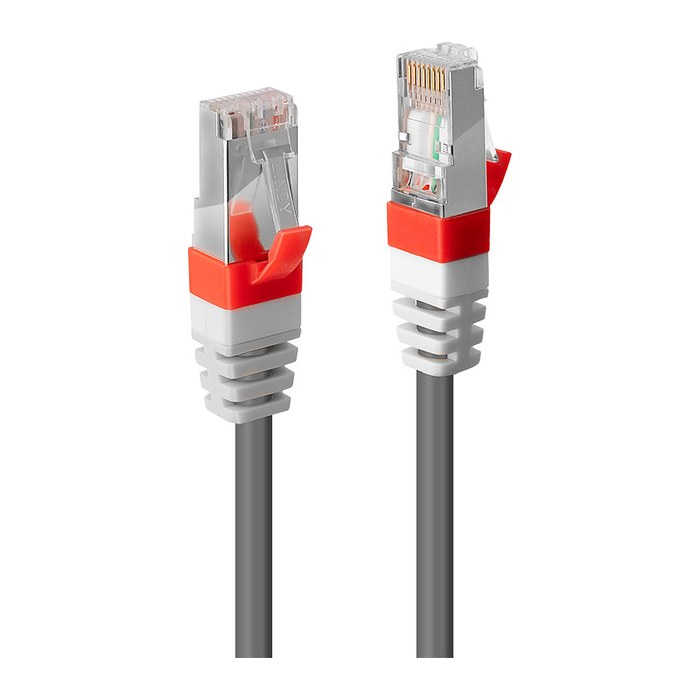 LINDY Patchkabel Cat6(A) SSTP / S/FTP PIMF grau 0.30m 10Gbit