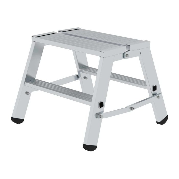 MUNK Klapptritt 50094 silber 2x 2 Stufen, H: 46,0 cm