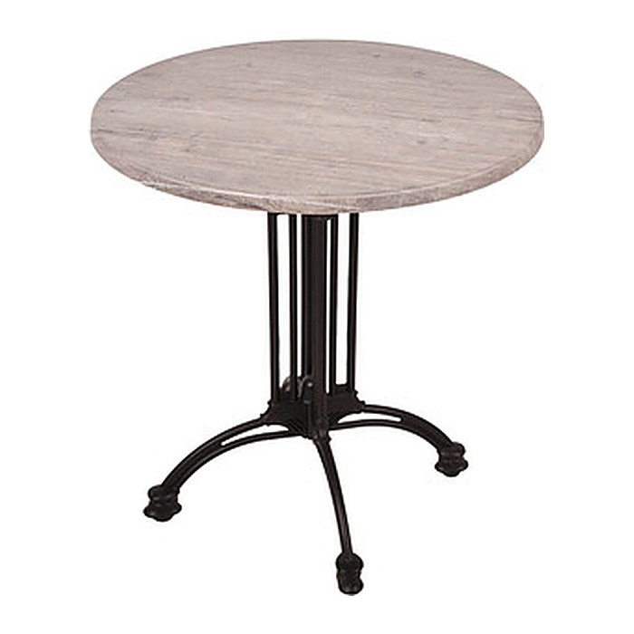 Garden Pleasure MORENA Bistrotisch rund Spanplatte hellbraun 70,0 x 70,0 x 74,0 cm, 1 St.