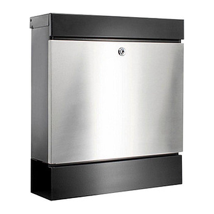 BURG WÄCHTER Briefkasten SEATTLE 6848 B+S 42020 schwarz, silber