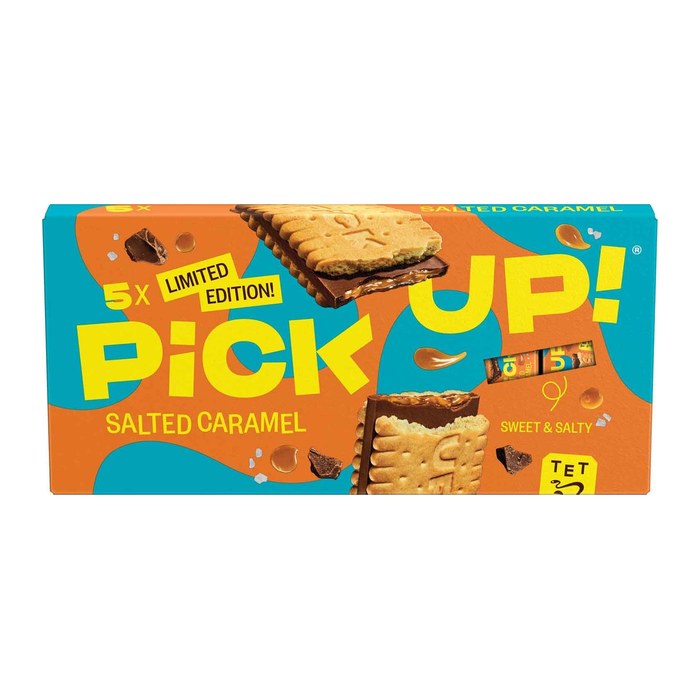 PICK UP! Salted Caramel Kekse 5x 28,0 g, 5 St.
